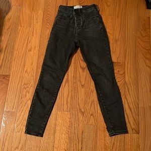 Everlane size 24 Ankle black skinny jeans